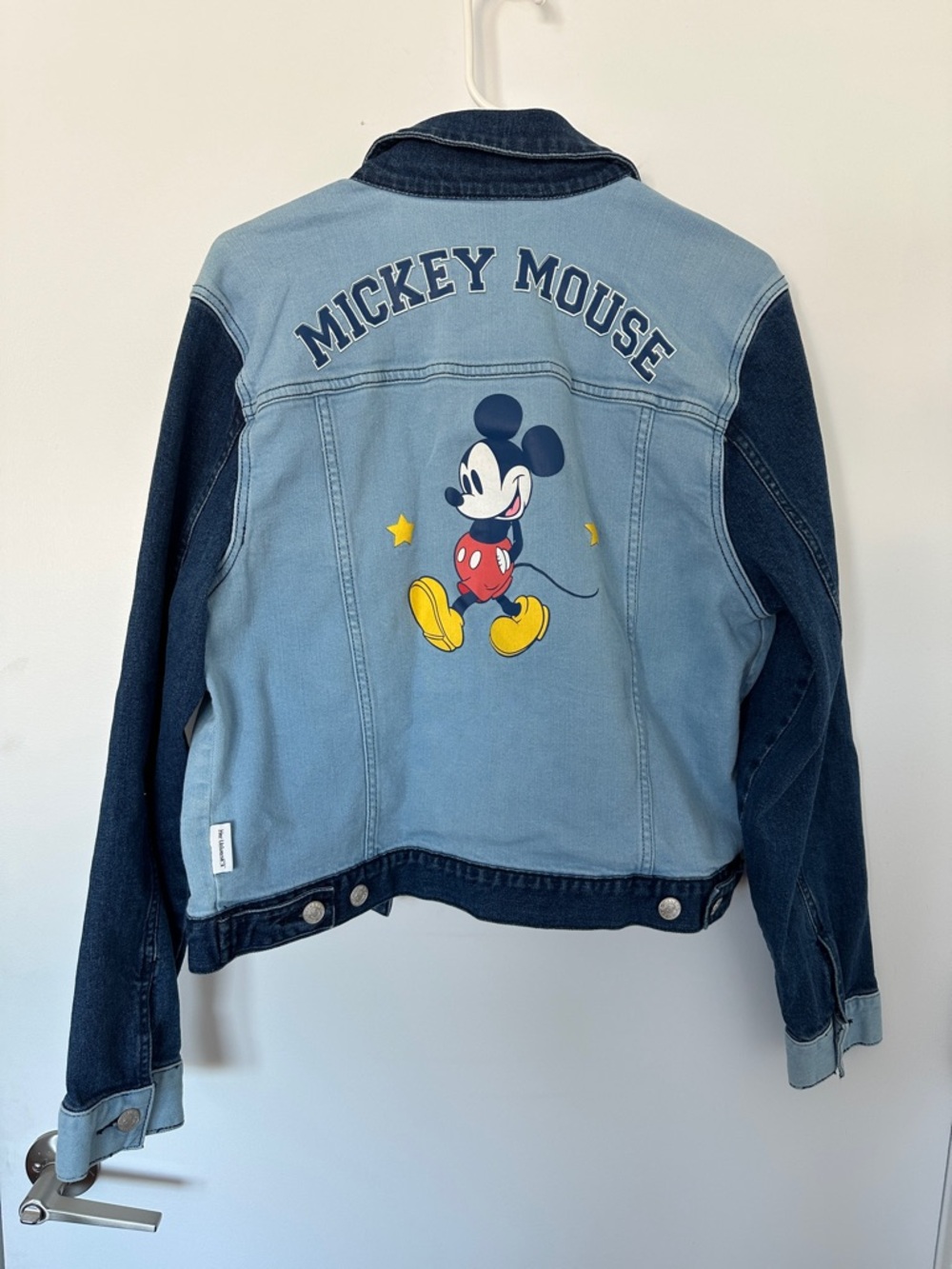 Disney Light & Dark Blue Mickey Mouse Denim Jacket